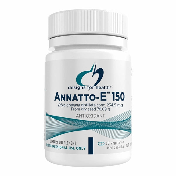 Designs for Health Annatto-E 150 30 caps Tocotrienol Vitamin E Cholesterol Antioxidant Cardiovascular Support Australia Health Potential