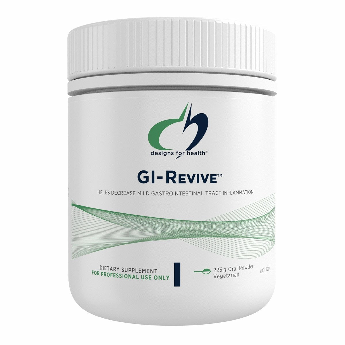 Designs for Health GI-Revive 225g Peach Gut Mucosal Inflammation Immune Support Australia Health Potentia