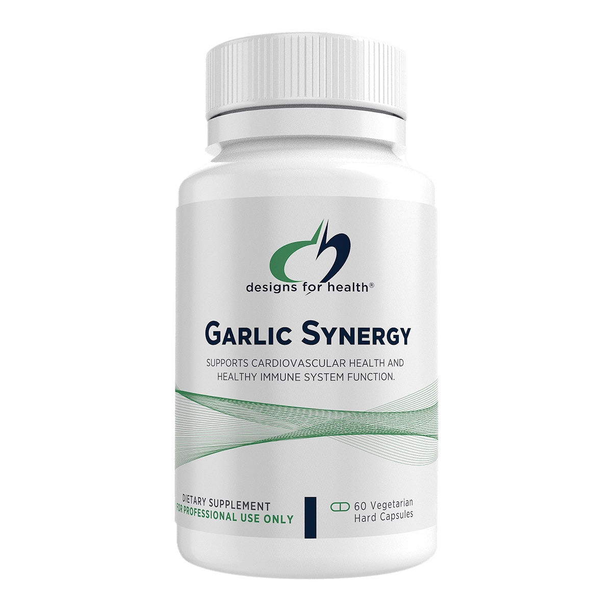Designs for Health Garlic Synergy 60 caps Dual Garlic Cardiovascular Immune Respiratory Support Australia Health Potential