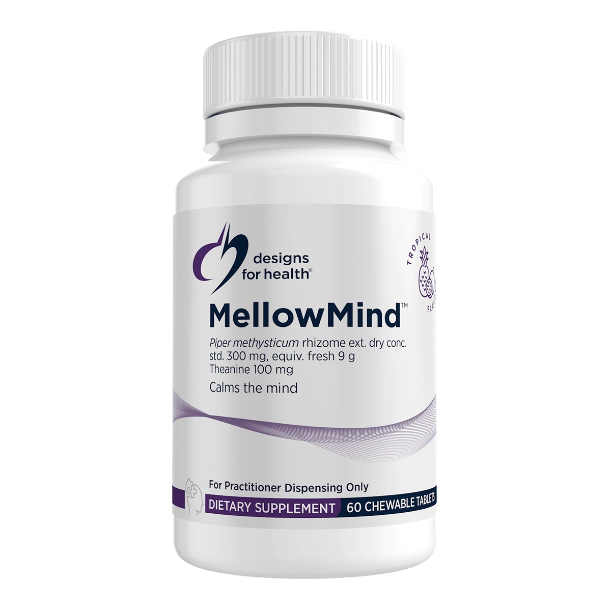 Designs for Health MellowMind 60 tabs Kava Theanine Mild Anxiety Calm Mind Stress Relief Australia Health Potential