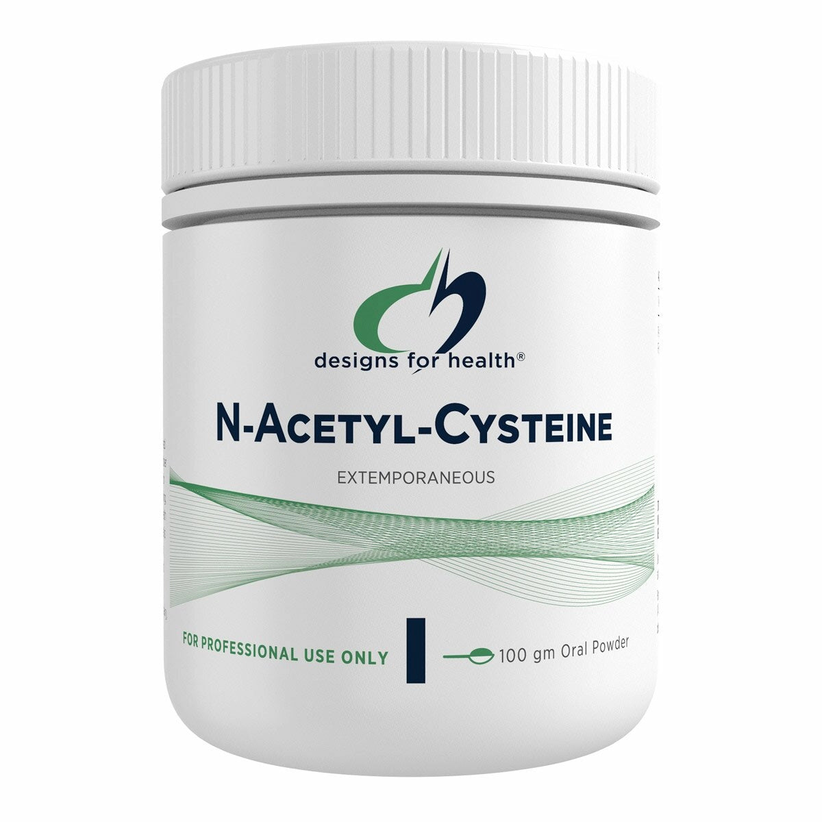 Designs for Health N-Acetyl-Cysteine 100g Unflavoured Pure NAC Glutathione Antioxidant Support Australia Health Potential
