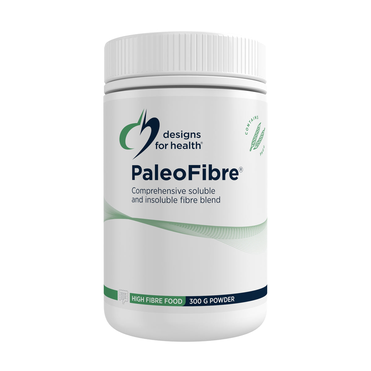 Designs for Health PaleoFibre 300g Unflavoured 12 Source Paleo Prebiotic Fibre Gut Health Australia Health Potential