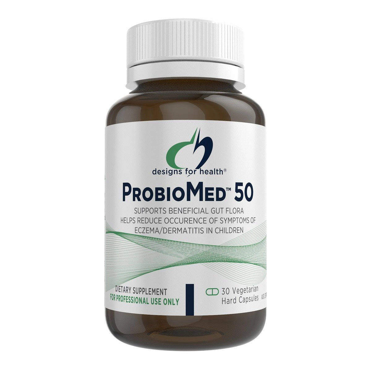 Designs for Health ProbioMed 50 30 caps 10 Strain Probiotic Gut Health Eczema Microbiome Support Australia Health Potential