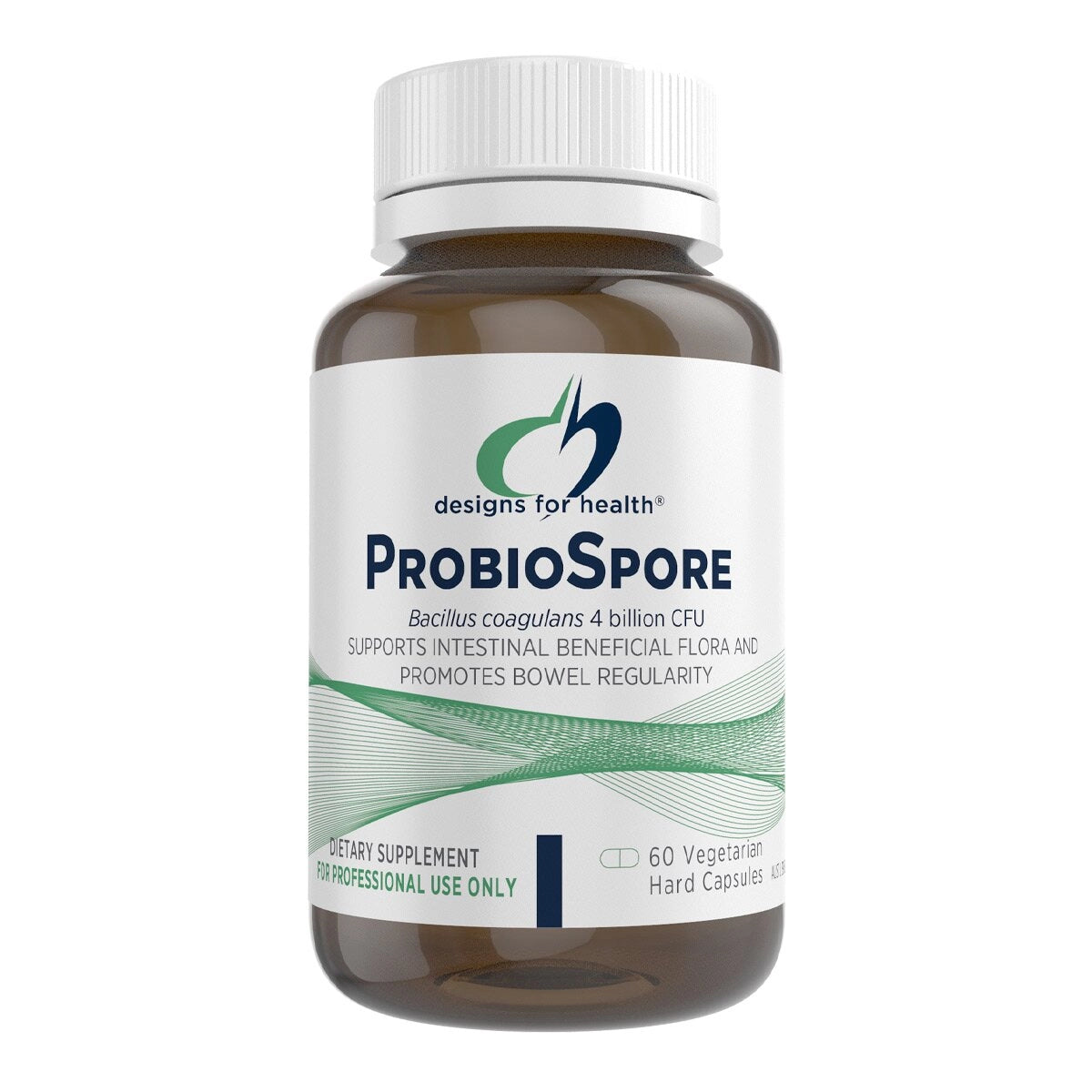 Designs for Health ProbioSpore 60 caps Bacillus Coagulans IS2 IBS Bowel Gut Health Australia Health Potential