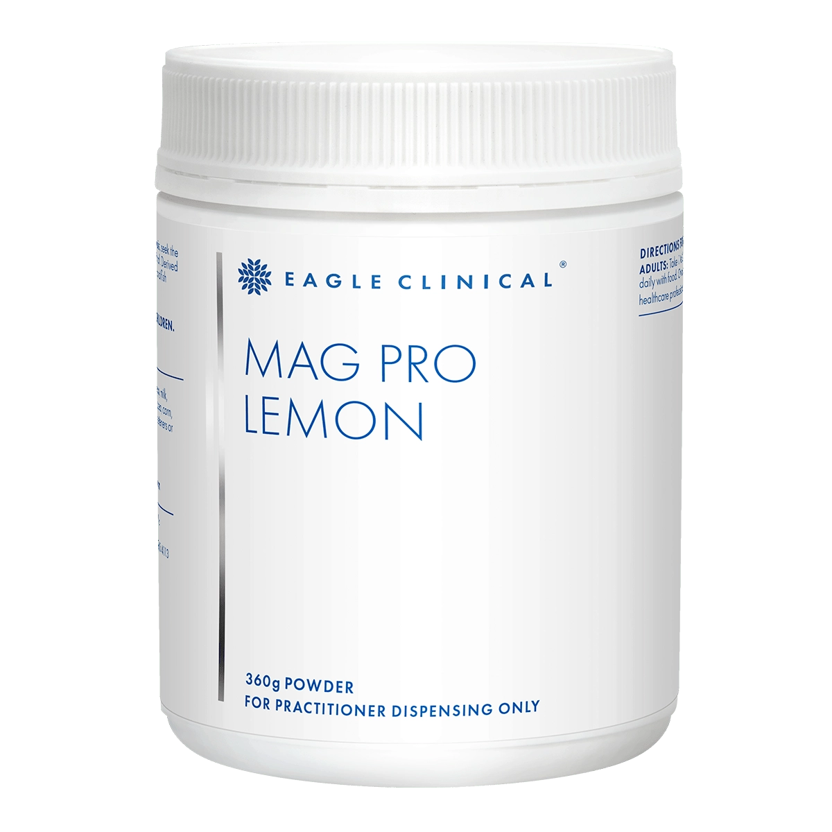 Eagle Clinical Mag Pro Powder 360g Lemon MetaMag Magnesium ALCAR B Complex Energy Muscle Cardiovascular Australia Health Potential