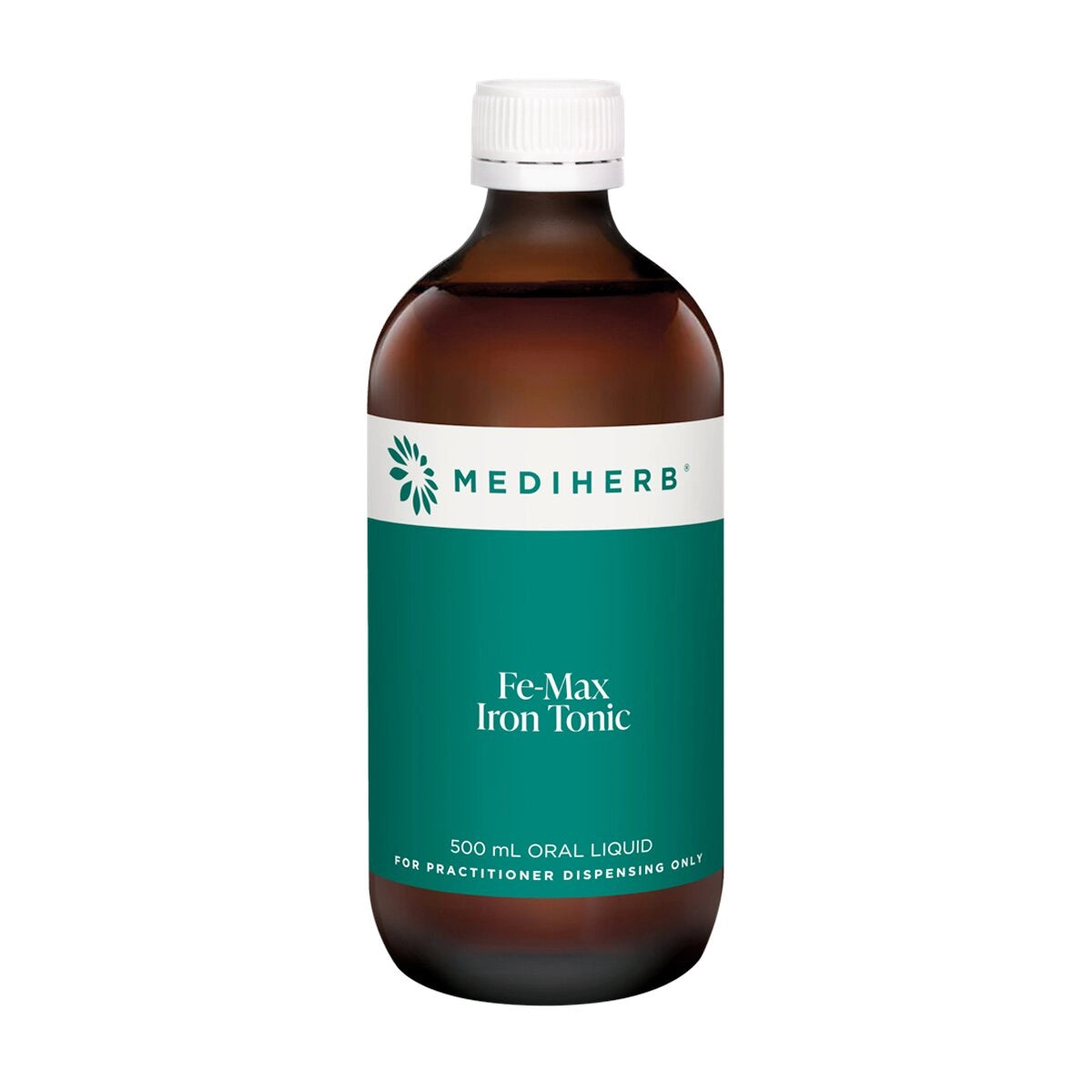 MediHerb Fe-Max Iron Tonic 500mL Iron Bisglycinate Nettle Withania Codonopsis Iron Support Energy Tonic Red Blood Cells Australia Health Potential