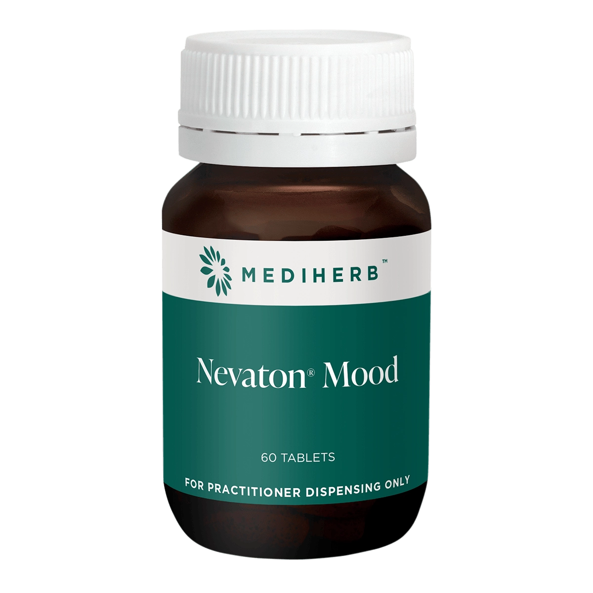 MediHerb Nevaton Mood 60 Tabs St Johns Wort Saffron Skullcap Schisandra Mood Support Mild Anxiety Sleep Nervous Unrest Australia Health Potential