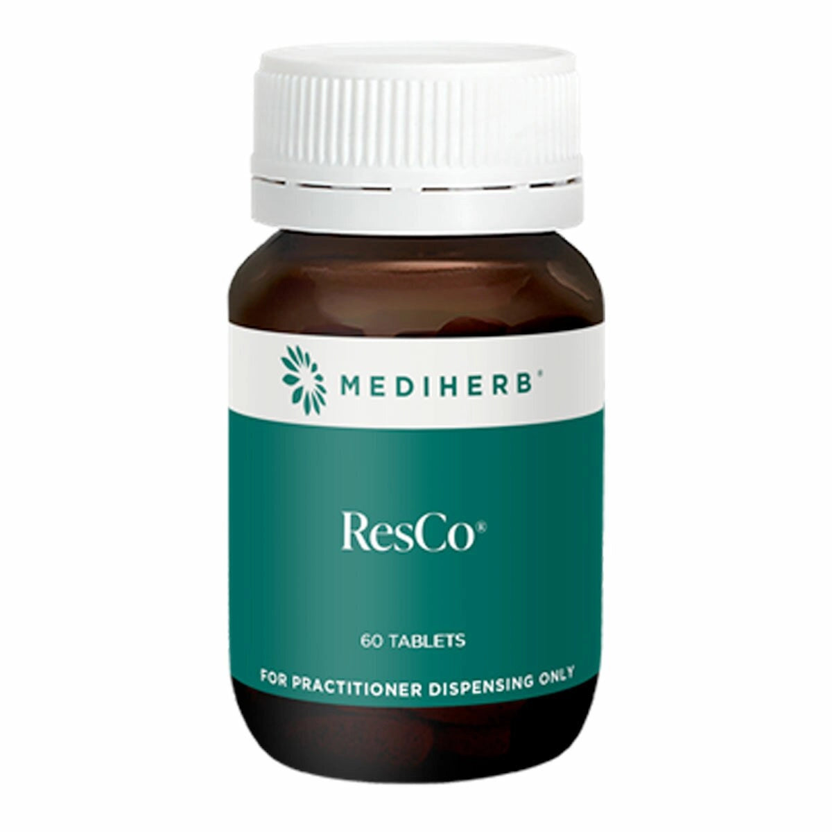 MediHerb ResCo 60 Tabs Licorice Mullein Grindelia Euphorbia Thyme Oil Catarrh Bronchial Cough Respiratory Health Australia Health Potential