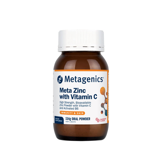 Metagenics Meta Zinc with Vitamin C Raspberry 114g