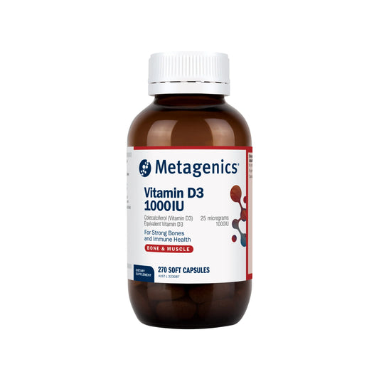 Metagenics Vitamin D3 1000IU 270 capsules