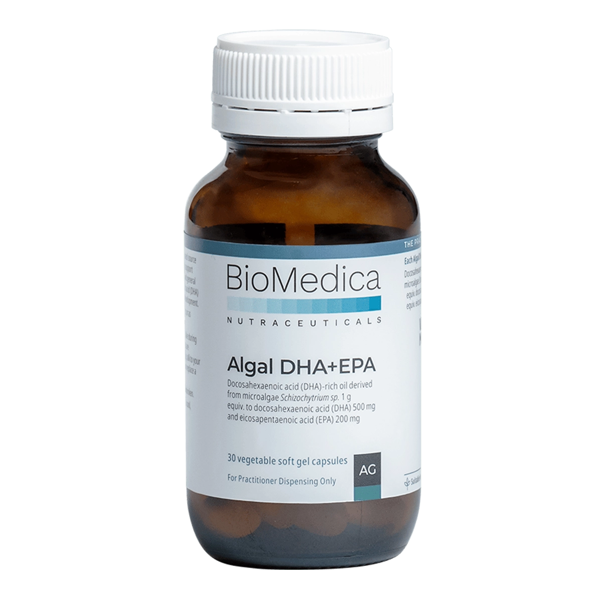 BioMedica Algal DHA EPA vegan omega 3 supplement practitioner only Australia Health Potential