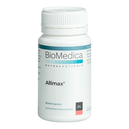 BioMedica Allimax 60 caps Garlic Allicin Respiratory Cold Cardiovascular Support Australia Health Potential