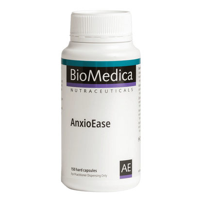 BioMedica AnxioEase 150 caps Stress Anxiety Nervous System Calm Support Australia Health Potential