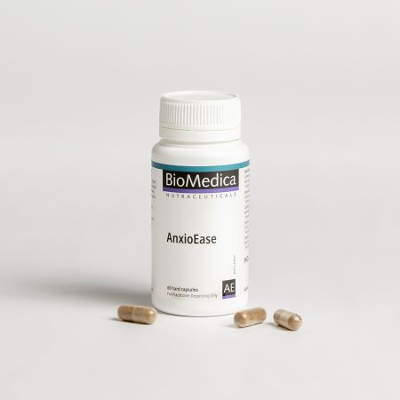 BioMedica AnxioEase 60 caps Holy Basil Passionflower Calm Anxiety Capsules Australia Health Potential