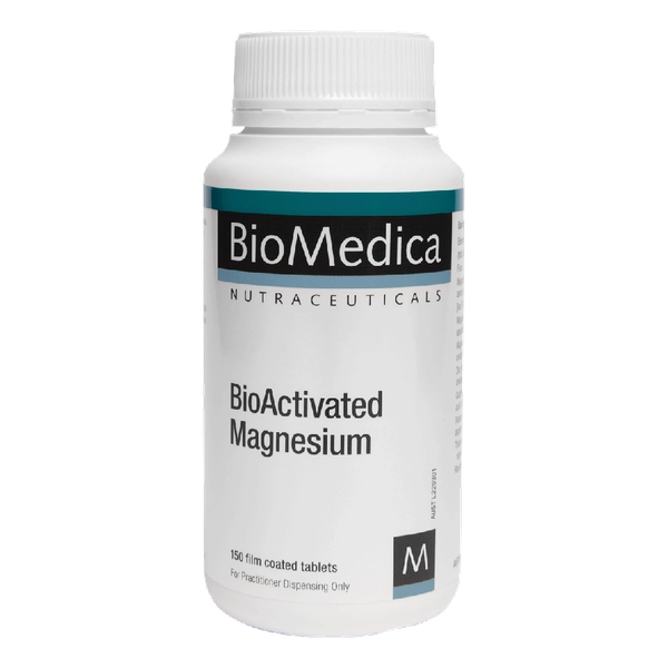 BioMedica BioActivated Magnesium 150 tabs Sleep Muscle Cardiovascular Nervous System Support Australia Health Potential