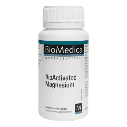 BioMedica BioActivated Magnesium 60 tabs Sleep Muscle Cardiovascular Nervous System Support Australia Health Potential
