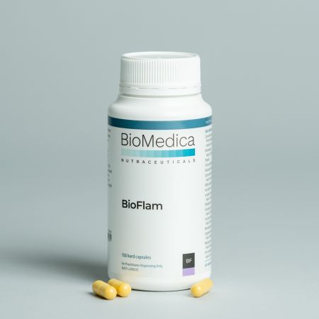 BioMedica BioFlam 60 caps Curcumin Quercetin Bromelain Anti-Inflammatory Capsules Australia Health Potential