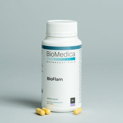BioMedica BioFlam 60 caps Curcumin Quercetin Bromelain Anti-Inflammatory Capsules Australia Health Potential