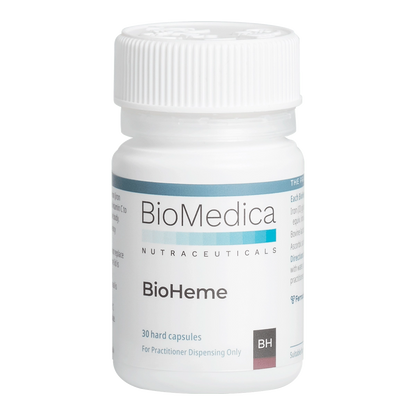 BioMedica BioHeme 30 caps Iron Red Blood Cell Haemoglobin Energy Support Australia Health Potential