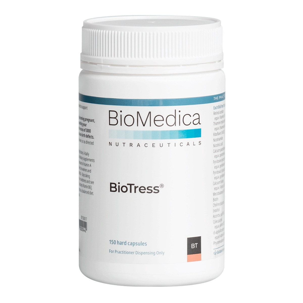 BioMedica BioTress 150 caps Multinutrient Energy Stress Nervous System Support Australia Health Potential