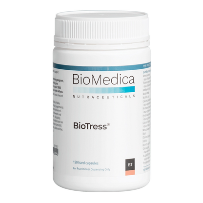 BioMedica BioTress 150 caps Multinutrient Energy Stress Nervous System Support Australia Health Potential