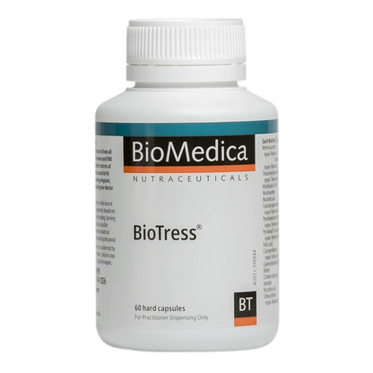 BioMedica BioTress 60 caps Multinutrient Energy Stress Nervous System Support Australia Health Potential
