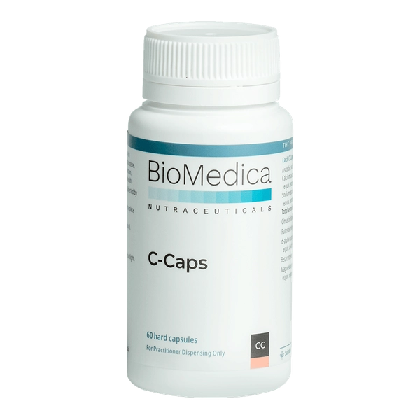 BioMedica C-Caps 60 caps Buffered Vitamin C Immune Connective Tissue Support Australia Health Potential