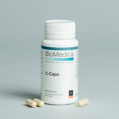 BioMedica C-Caps 60 caps Gentle Buffered Vitamin C Bioflavonoid Capsules Australia Health Potential
