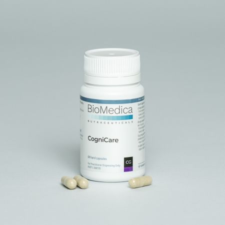 BioMedica CogniCare 60 caps Bacopa Ginkgo Phosphatidylserine Memory Capsules Australia Health Potential