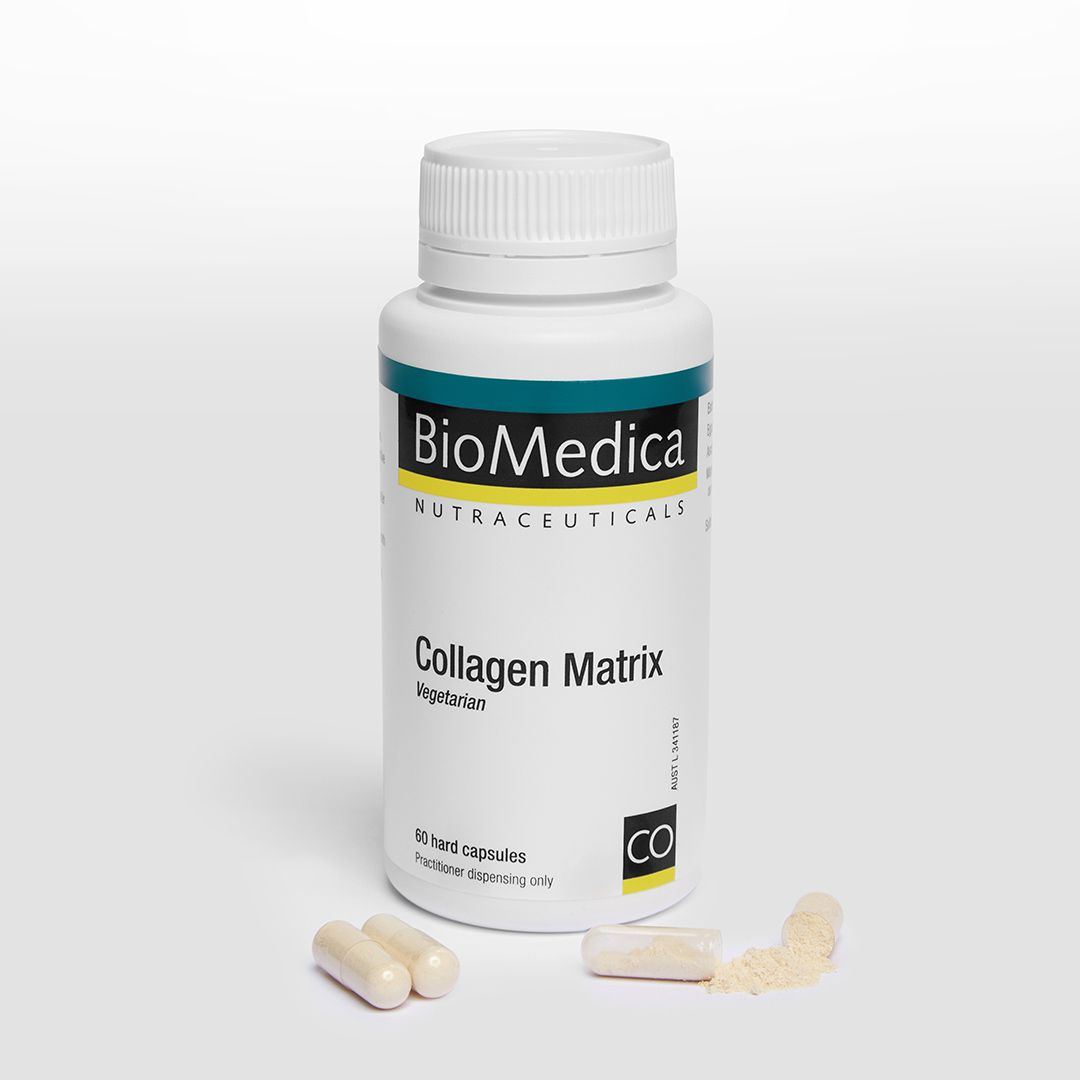 BioMedica Collagen Matrix 60 caps Ovomet Eggshell Membrane Joint Connective Tissue Capsules Australia Health Potential