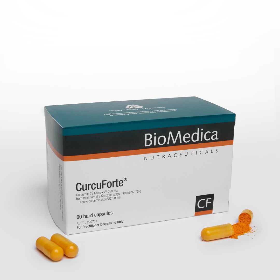 BioMedica CurcuForte 60 caps Curcumin C3 Complex High Potency Turmeric Capsules Australia Health Potential