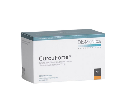 BioMedica CurcuForte_60 caps Curcumin C3 Complex Joint Inflammation Antioxidant Digestive Support Australia Health Potential