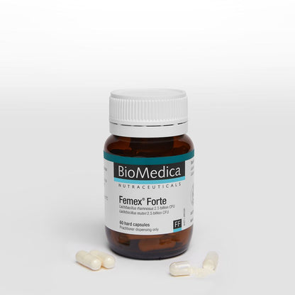 BioMedica Femex Forte 60 caps Lactobacillus GR1 RC14 Womens Probiotic Capsules Australia Health Potential
