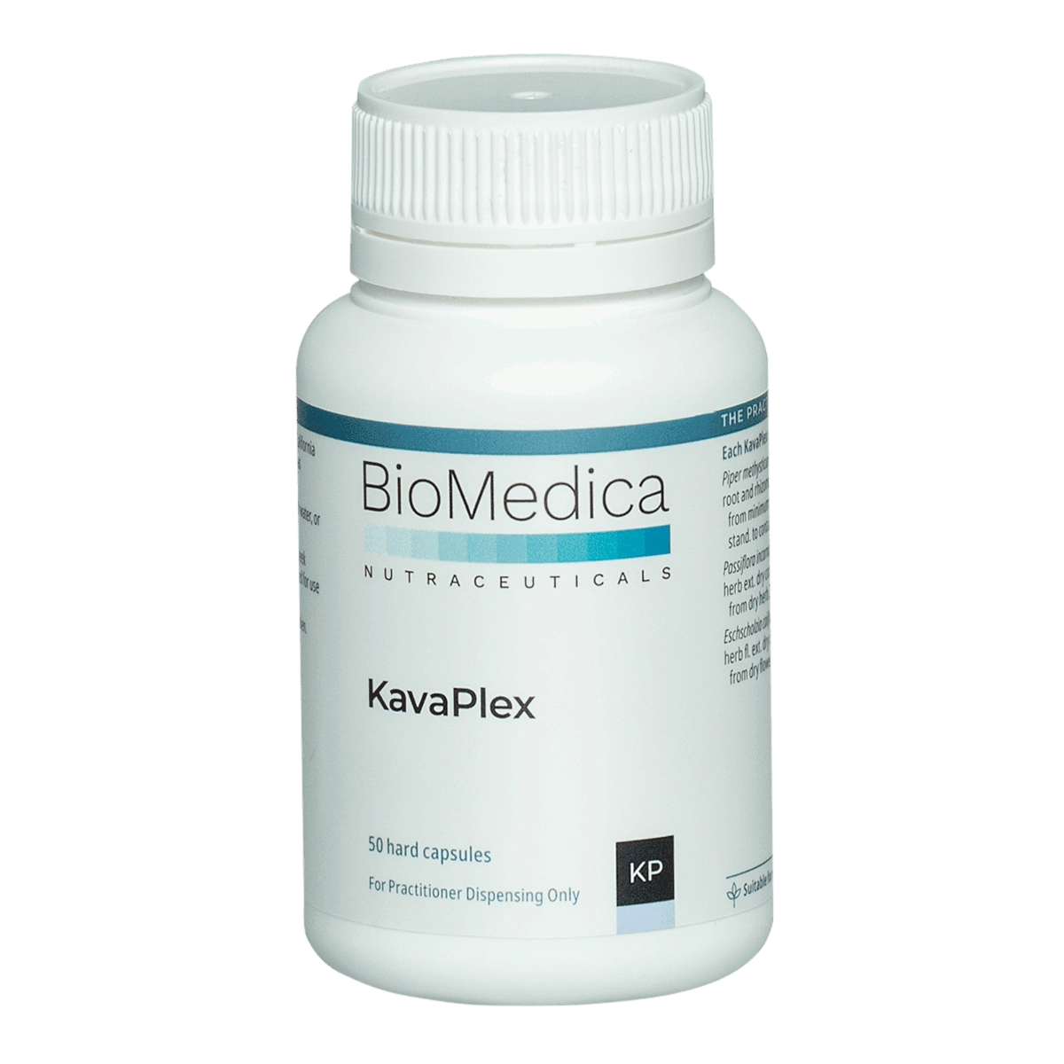 BioMedica KavaPlex 50 caps Kava Passionflower Californian Poppy Sleep Capsules Anxiety Sleep Pain Nervous System Relief Australia Health Potential
