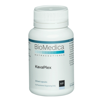 BioMedica KavaPlex 50 caps Kava Passionflower Californian Poppy Sleep Capsules Anxiety Sleep Pain Nervous System Relief Australia Health Potential