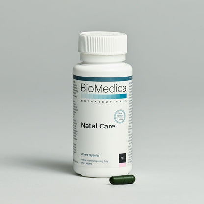 BioMedica Natal Care 60 caps Vegan Prenatal Folate Iron Iodine Pregnancy Capsules Australia Health Potential