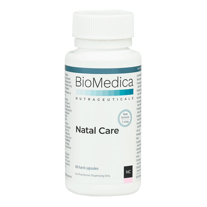BioMedica Natal Care 60 caps Gentle Clean Vegan Prenatal Folate Pregnancy Foetal Development Healthy Baby Pregnancy Support no refrigeration simple folate iron Australia Health Potential