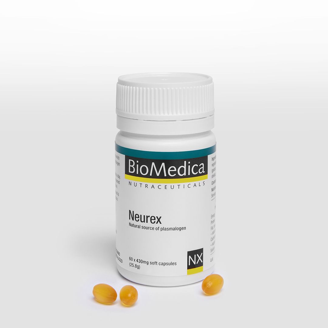 BioMedica Neurex 60 caps Hokkaido Scallop Oil Plasmalogen Cellular Capsules Australia Health Potential