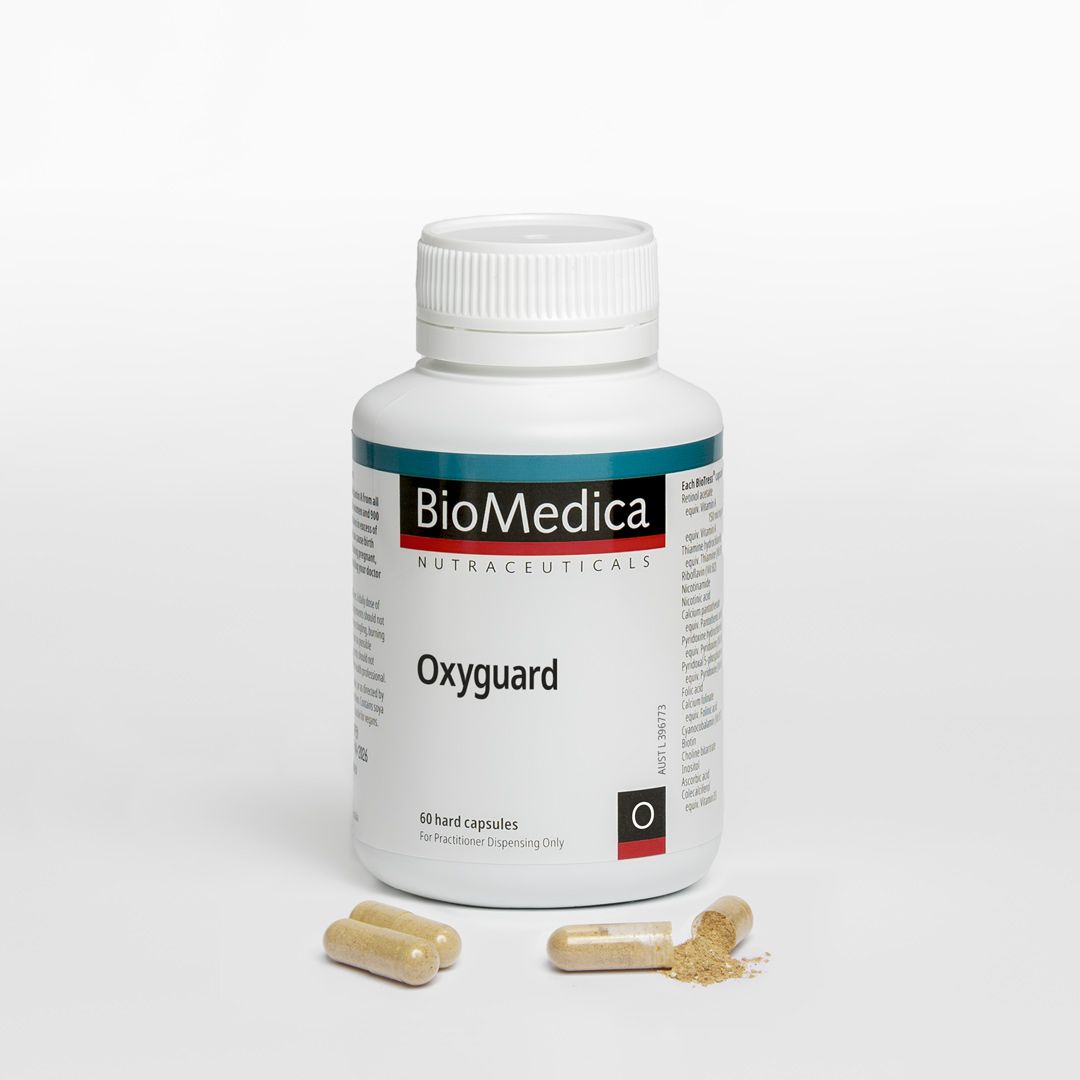 BioMedica Oxyguard 60 caps Resveratrol Grape Seed Green Tea Antioxidant Capsules Australia Health Potential
