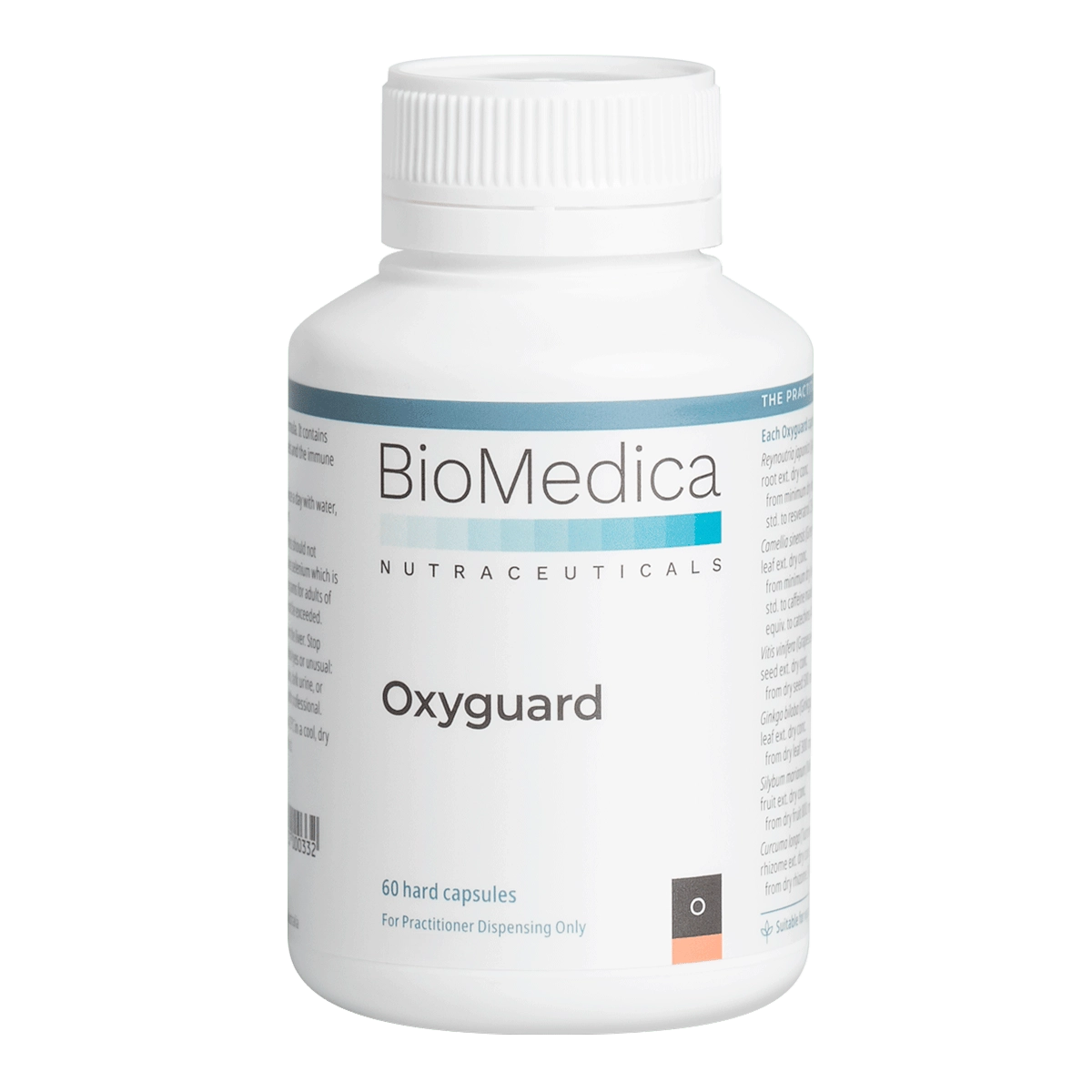 BioMedica Oxyguard 60 capsules healthy ageing oxidative stress antioxidant vascular collagen Immune Free Radical Australia Health Potential  