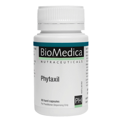 BioMedica Phytaxil 60 caps Intestinal Worm Respiratory Digestive Relief  Allisure Garlic Berberine Oregano Anthelmintic Vermox alternative Combantrin Alternative Australia Health Potential