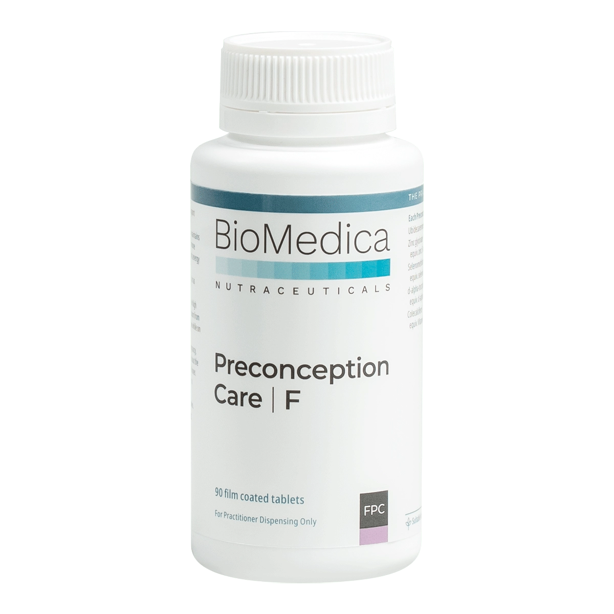 BioMedica Preconception Care F 90 tabs Female Preconception Reproductive Thyroid Antioxidant Support Australia Health Potential