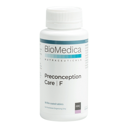 BioMedica Preconception Care F 90 tabs Female Preconception Reproductive Thyroid Antioxidant Support Australia Health Potential