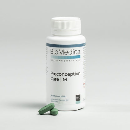 BioMedica Preconception Care M 90 tabs KSM66 Ashwagandha CoQ10 Zinc Male Preconception Tablets Australia Health Potential
