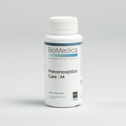 BioMedica Preconception Care M 90 tabs Male Preconception Sperm Testosterone Antioxidant Support male fertility supplement practitioner only Australia Health Potential