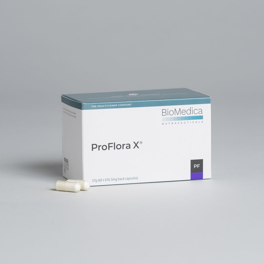 BioMedica ProFlora X 60 caps 10 Strain Multi Probiotic Gut Microbiome Capsules Australia Health Potential