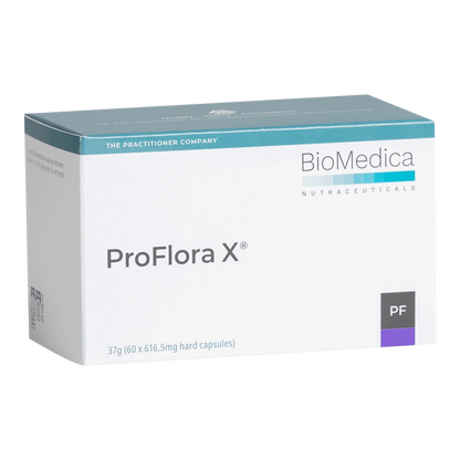 BioMedica ProFlora X 60 caps Broad Spectrum  10 Strain Multi Probiotic Gut Microbiome Gut Immune Support Australia Health Potential