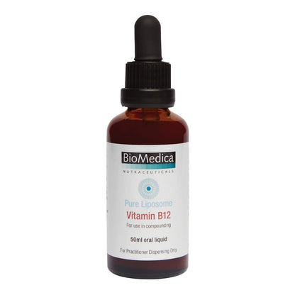 BioMedica Pure Liposome Vitamin B12 50mL Liposomal B12 Nervous System Energy Support Australia Health Potential