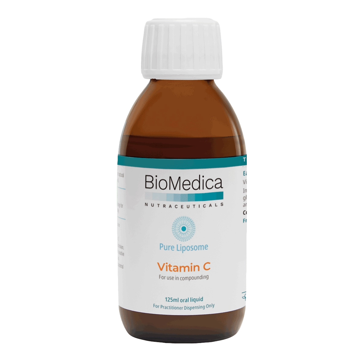 BioMedica Pure Liposome Vitamin C 125mL Liposomal Vitamin C Immune Antioxidant Support Australia Health Potential