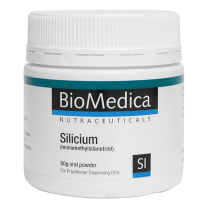 BioMedica Silicium 60g powder Silicon Collagen Bone Connective Tissue Joint Support Australia Health Potential